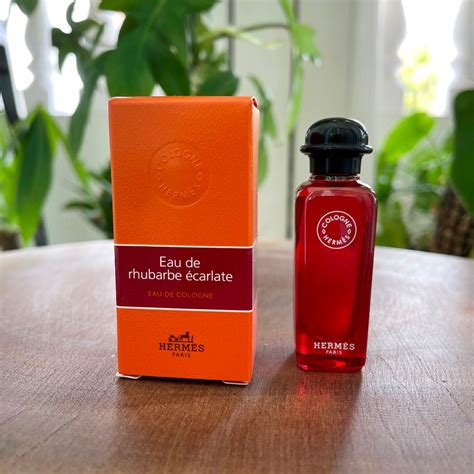 eau de rhubarbe hermes samples|rhubarbe ecarlate.